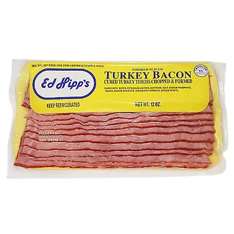 Ed Hipps Turkey Bacon – 12 OZ