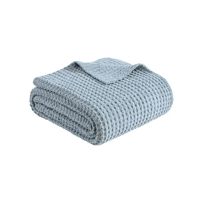 Eden Home Wes Waffle Knit Throw, 50×70