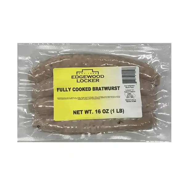 Edgewood Locker Fully Cooked Bratwurst
