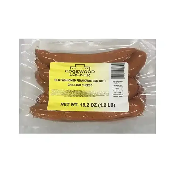 Edgewood Locker Old Fashioned Franks With Chili And Cheese