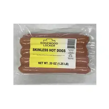 Edgewood Locker Skinless Hot Dogs