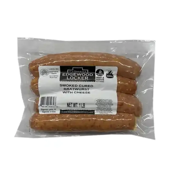 Edgewood Locker Smoked Bratwurst With Cheese