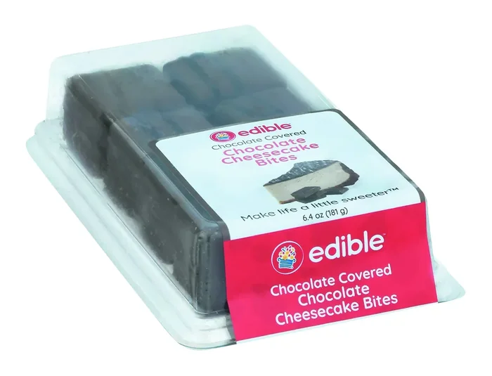 Edible Cheesecake Bites Chocolate 8ct