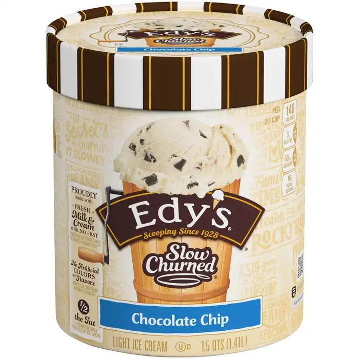 Edy‘s Slow Churned Chocolate Chip Light Ice Cream