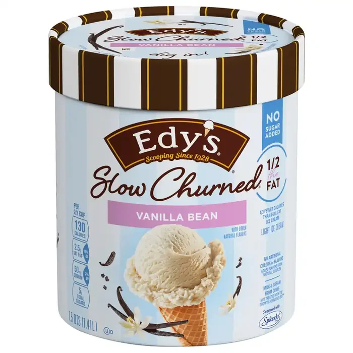 Edy‘S Slow Churned Vanilla Bean Light Ice Cream