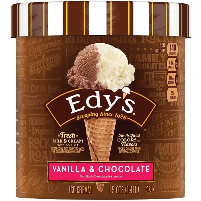 Edy‘s Vanilla Chocolate Grand Ice Cream