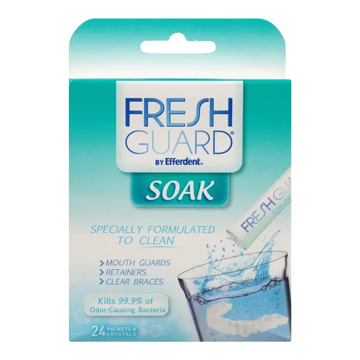 Efferdent Fresh Guard Soaks, Complete Clean, 24 Count