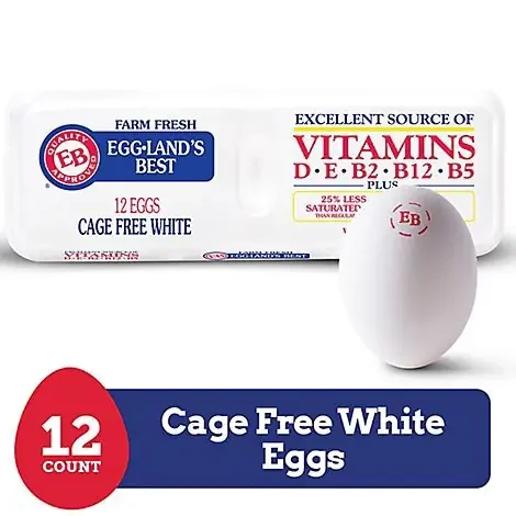 Eggland‘s Best Cage Free Large White Eggs – 12 Count