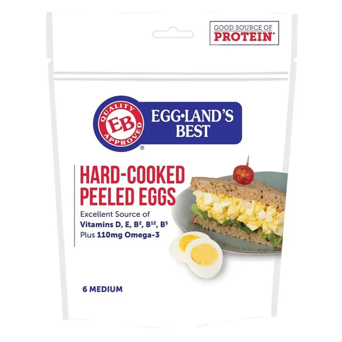 Eggland‘s Best Hard Cooked Eggs, Medium White- 6 ct