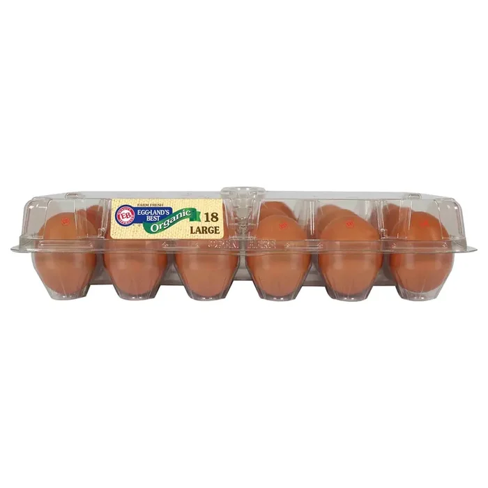 Eggland‘s Best Large Brown Organic Omega 3 18 CT