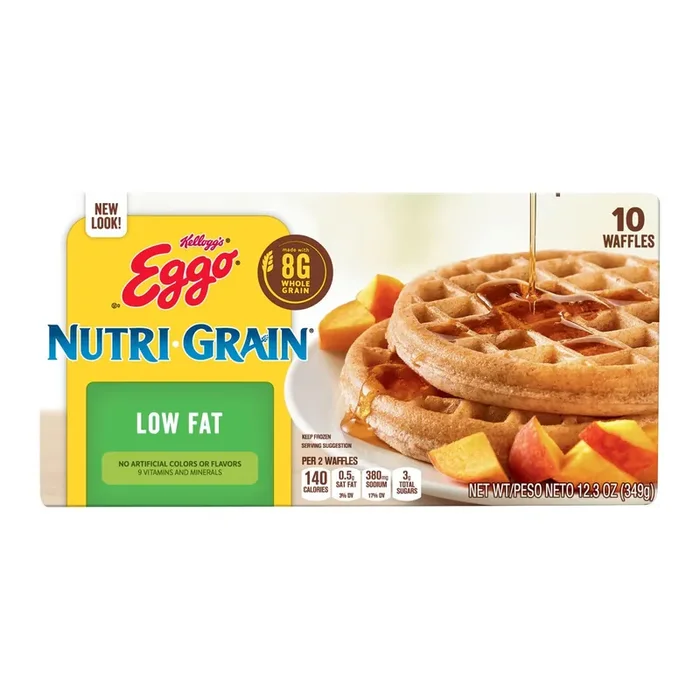 Eggo Frozen Waffles Low Fat, 12.3 oz, 10 Count
