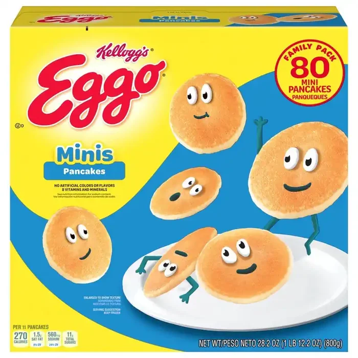 Eggo Pancakes, Original, Minis, Family Pack