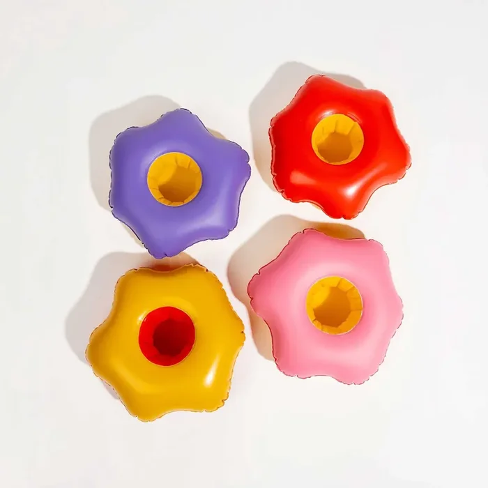 El Arroyo Fiesta Floral Drink Holders, Set of 4