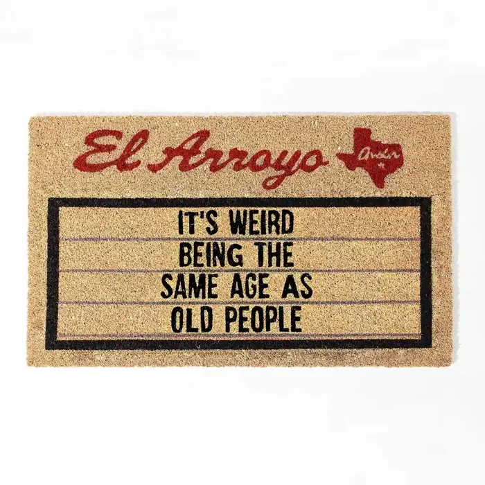El Arroyo Old People Outdoor Doormat
