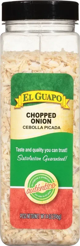 El Guapo Chopped Onion 14 oz. Shaker