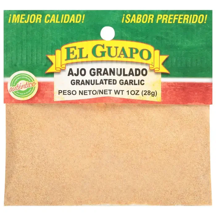 El Guapo Granulated Garlic (Ajo Granulado), 1 oz