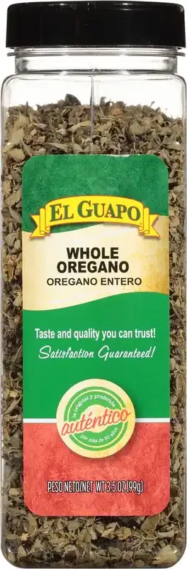 El Guapo Whole Oregano 3.5 oz. Shaker