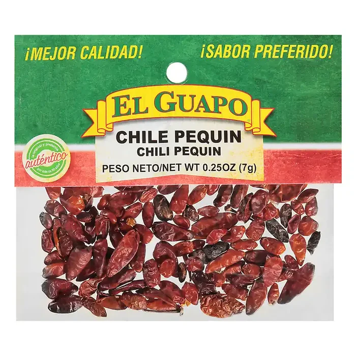 El Guapo Whole Pequin Chili Peppers (Chile Pequin Entero