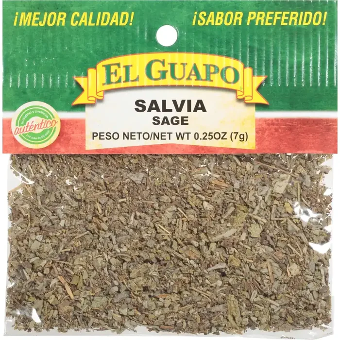 El Guapo Whole Sage (Salvia Entera), 0.25 oz