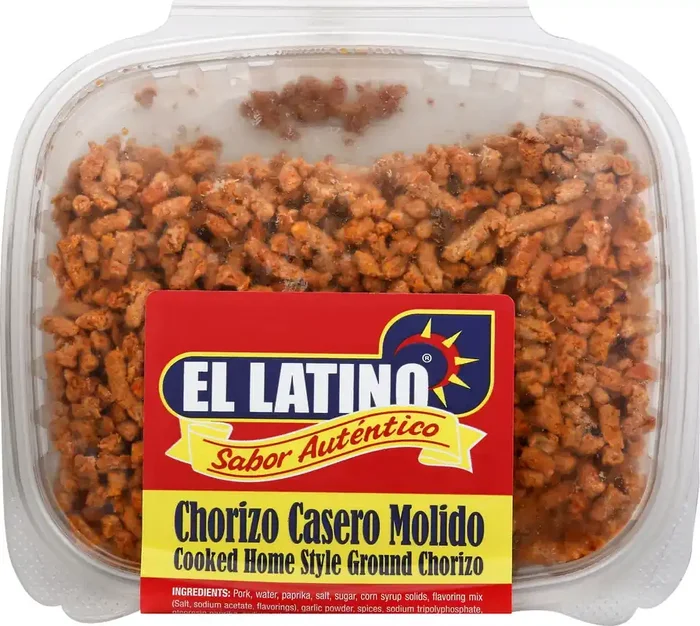El Latino Cooked Home Style Ground Chorizo 8 oz