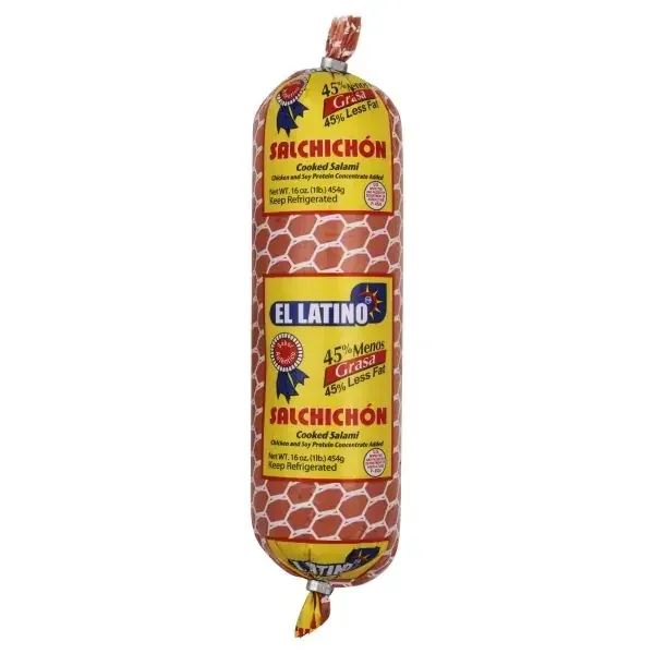 El Latino Cooked Salchichon Salami 16 Ounces