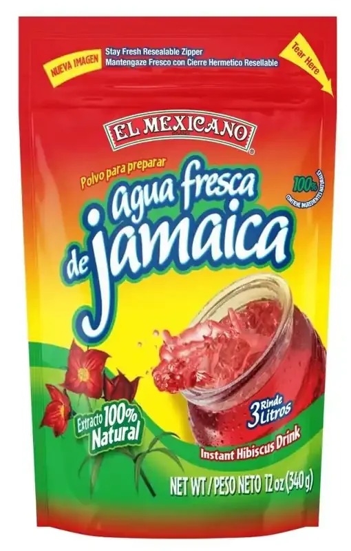El Mexicano Aqua Fresca De Jamaica Drink Mix