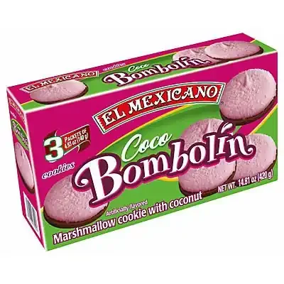 El Mexicano Coco Bombolin Marshmallow Cookies with Coconut
