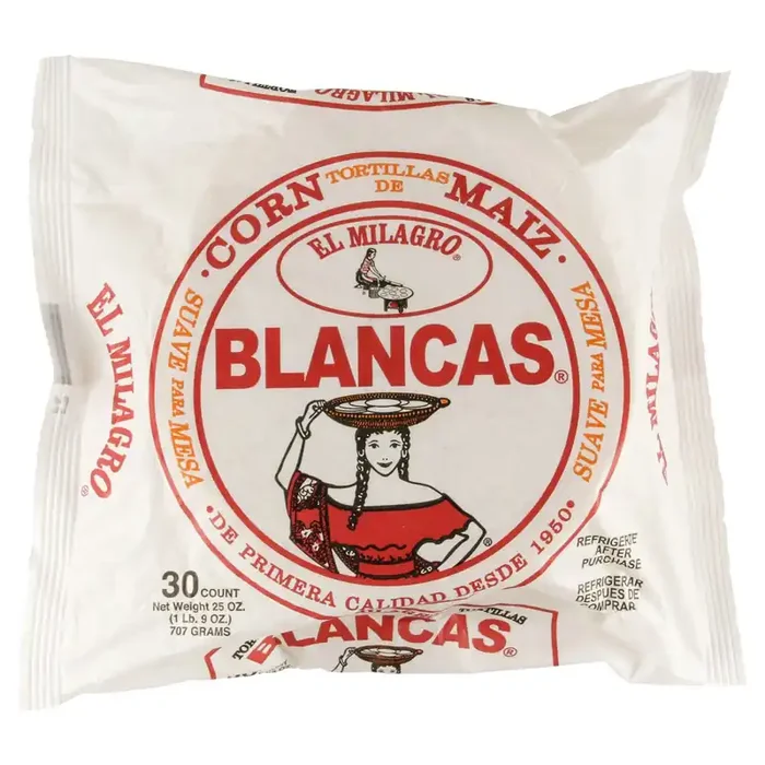 El Milagro Blancas Corn Tortillas