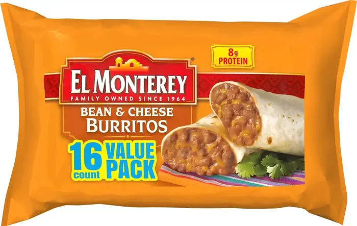 El Monterey Burritos, Bean & Cheese, Value Pack