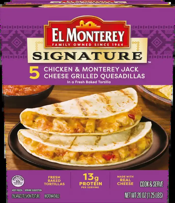 El Monterey Chicken And Cheese Quesadilla 20 Ounces