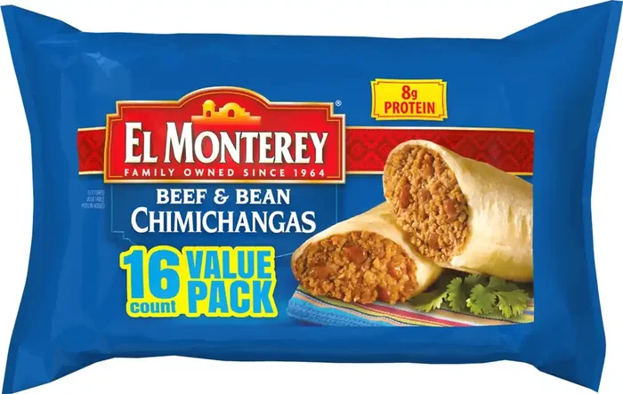 El Monterey Chimichangas, Beef & Bean, Value Pack