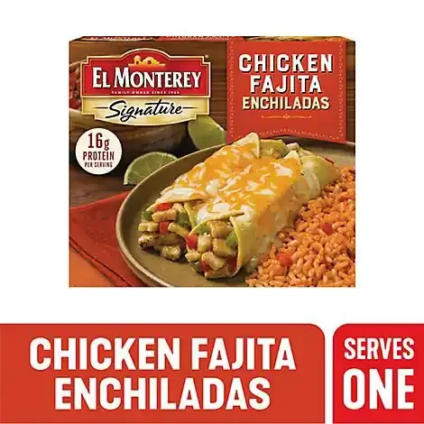 El Monterey Signature Fajita Enchilada 10 Oz Frozen Entree – 10 OZ