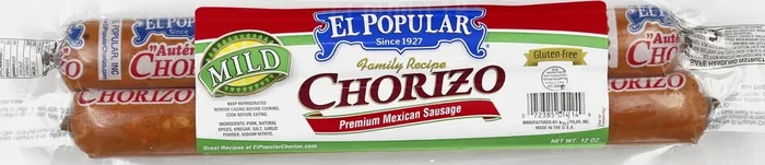 El Popular Chorizo 12 oz