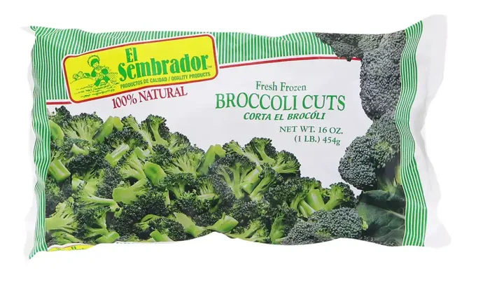 El Sembrador 100% Natural Fresh Frozen Broccoli Cuts