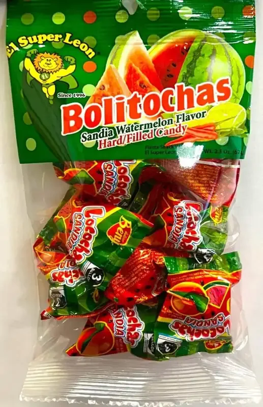 El Super Leon Bolitocha Sandia Candy