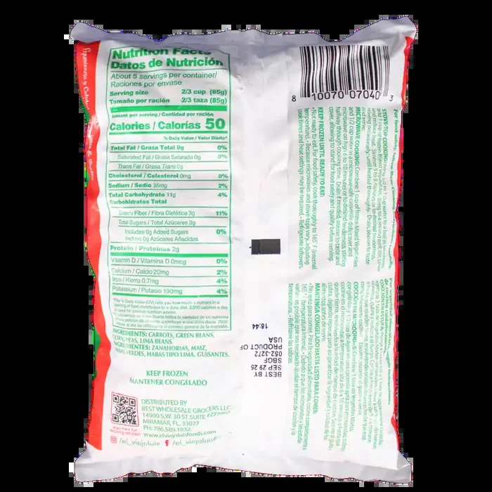 El Viejo Luis Mixed Vegetables 16 Ounces