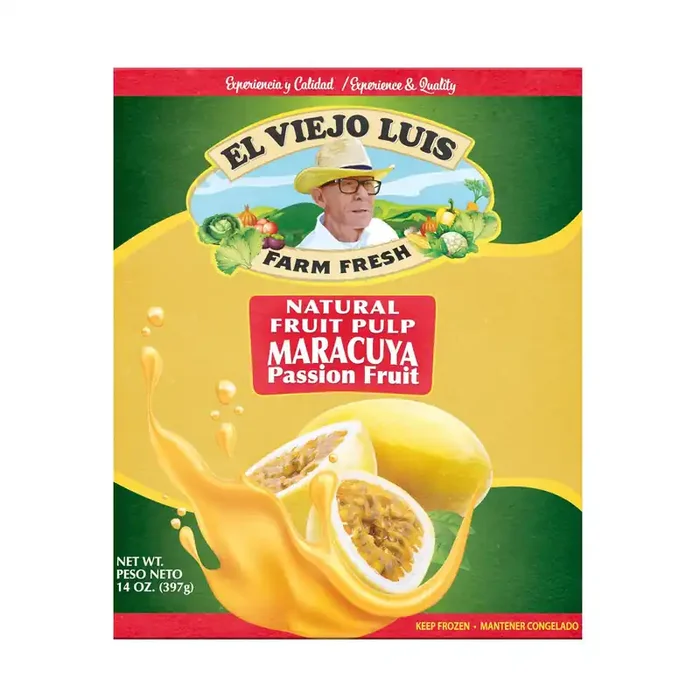 El Viejo Luis Passionfruit Pulp 14 Ounces