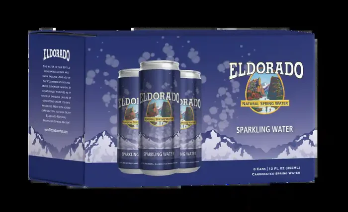 Eldorado Sparkling Spring Water Cans