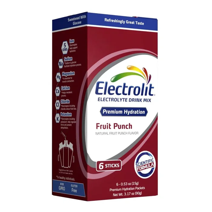 Electrolit Electrolyte Fruit Punch Drink Mix