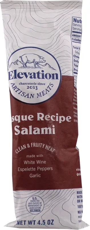 Elevation Artisan Meats Elevation Basque Salami