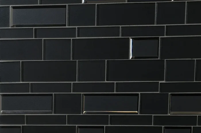 Elida Ceramica Night Reflections Glass 12-in x 12-in Glossy Glass Linear Mosaic Wall Tile ( 0.95-sq ft Piece )