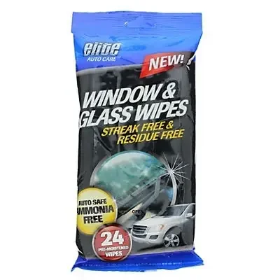 Elite Auto Care Window Glass Wipes