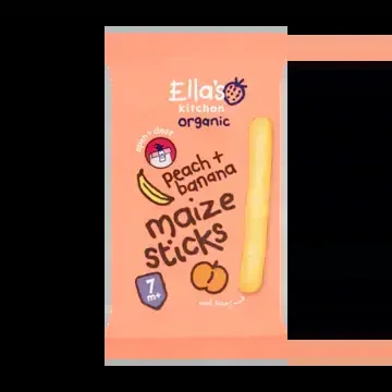 Ella’s Kitchen Organic peach and banana maize sticks (from 7 months)