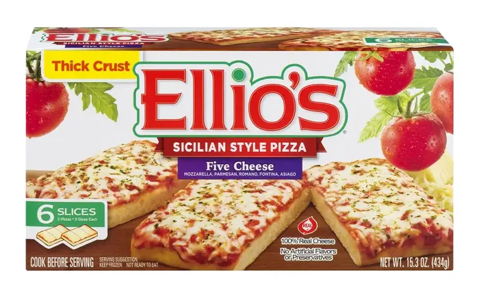 Ellio‘s Pizza Sicilian Style Thick Crust Five Cheese – 6 CT