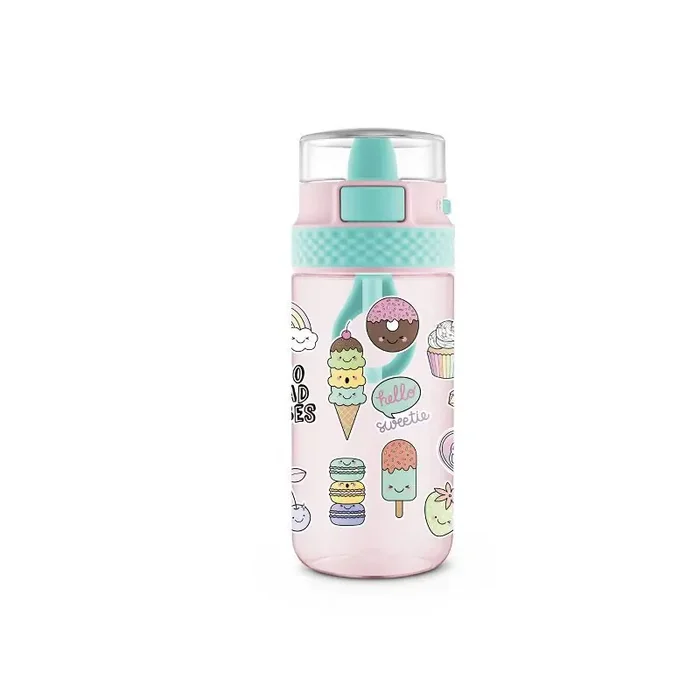 Ello 16oz Plastic Stratus Kids‘ Water Bottle Pink