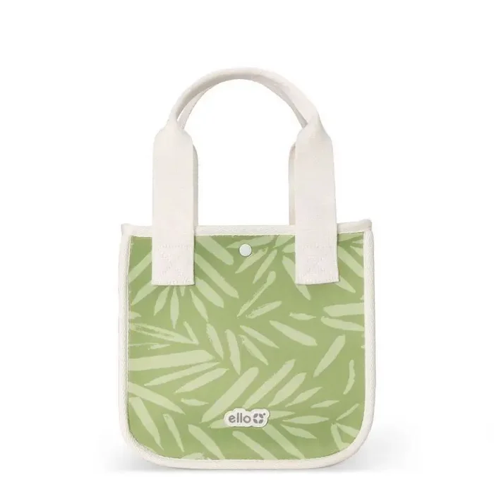 Ello Lunch Bag Food Storage Container Green Leaf