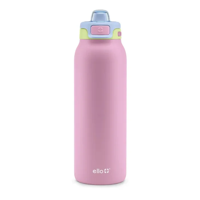 Ello Pop & Fill 32oz Stainless Steel Water Bottle – Rosy Skyline