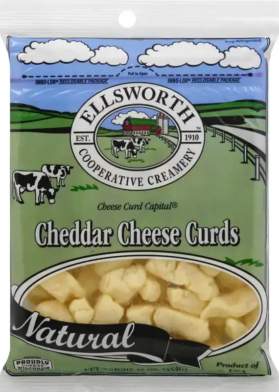Ellsworth Cooperative Creamery Natural Cheddar Cheese Curds