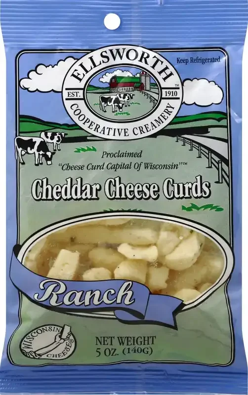 Ellsworth Cooperative Creamery™ cheddar cheese curds, ranch