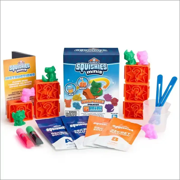 Elmer‘s 6ct Squishies Mini Character Kit Elmers